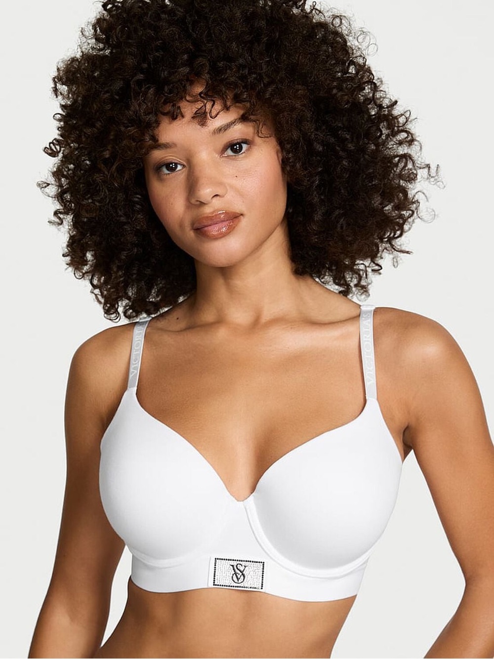 Victoria's Secret Shine Patch Lightly Lined Demi Bra